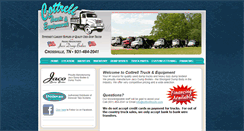 Desktop Screenshot of cottrelldumptrucks.com